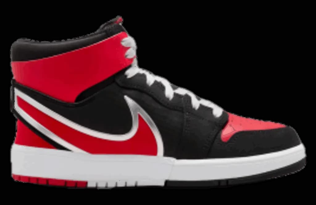 Giày Nike Air Jordan 1 Mid 'Black White University Red' FQ1281-006 Giày Nike Air Jordan 1 Mid 'Black White University Red' FQ1281-006