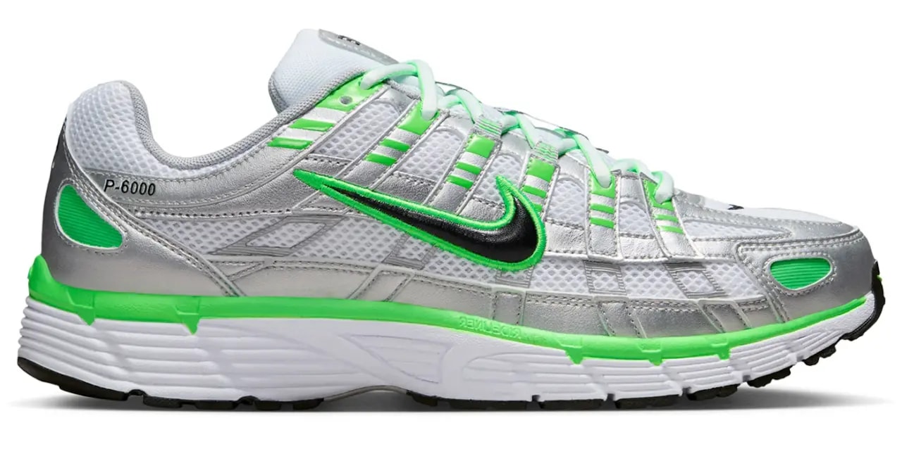 Giày Nike P-6000 SE 'Metallic Silver Green Strike' IB2985-001 — kich-thuoc: 41 Giày Nike P-6000 SE 'Metallic Silver Green Strike' IB2985-001 — kich-thuoc: 41