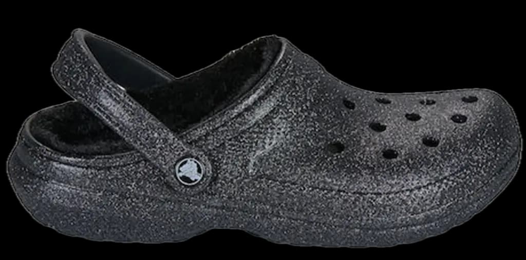 Dép Crocs Sabots Classic Fuzz Lined Glitter ‘Black’ 211928-001 Dép Crocs Sabots Classic Fuzz Lined Glitter ‘Black’ 211928-001