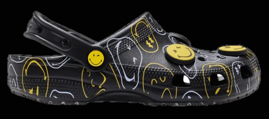 Dép Crocs Classic Clog 'SmileyWorld' 211693-90H Dép Crocs Classic Clog 'SmileyWorld' 211693-90H