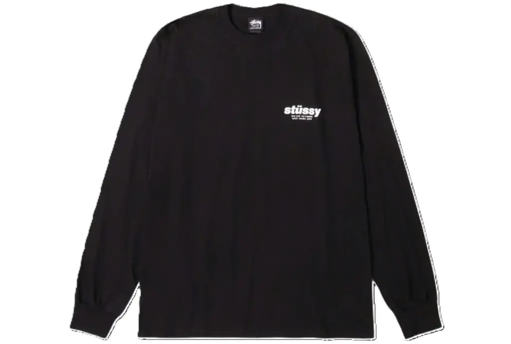 Áo Stussy FW25 Rollers LS Tee ‘Black’ 1995160 Áo Stussy FW25 Rollers LS Tee ‘Black’ 1995160