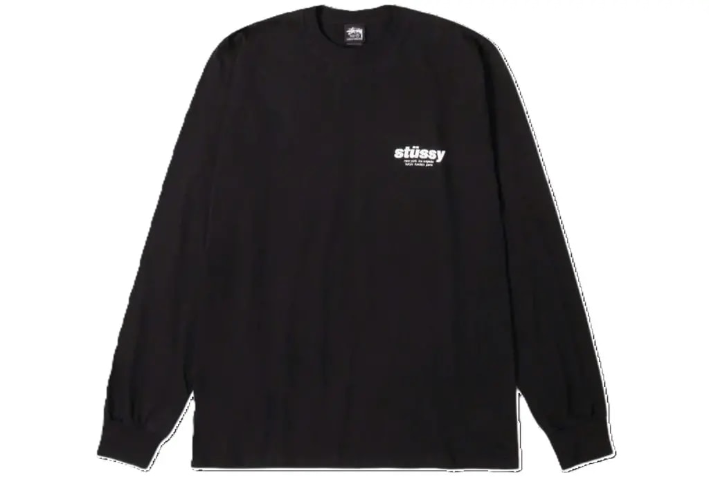 Áo Stussy FW25 Rollers LS Tee ‘Black’ 1995160 — kich-thuoc: L Áo Stussy FW25 Rollers LS Tee ‘Black’ 1995160 — kich-thuoc: L