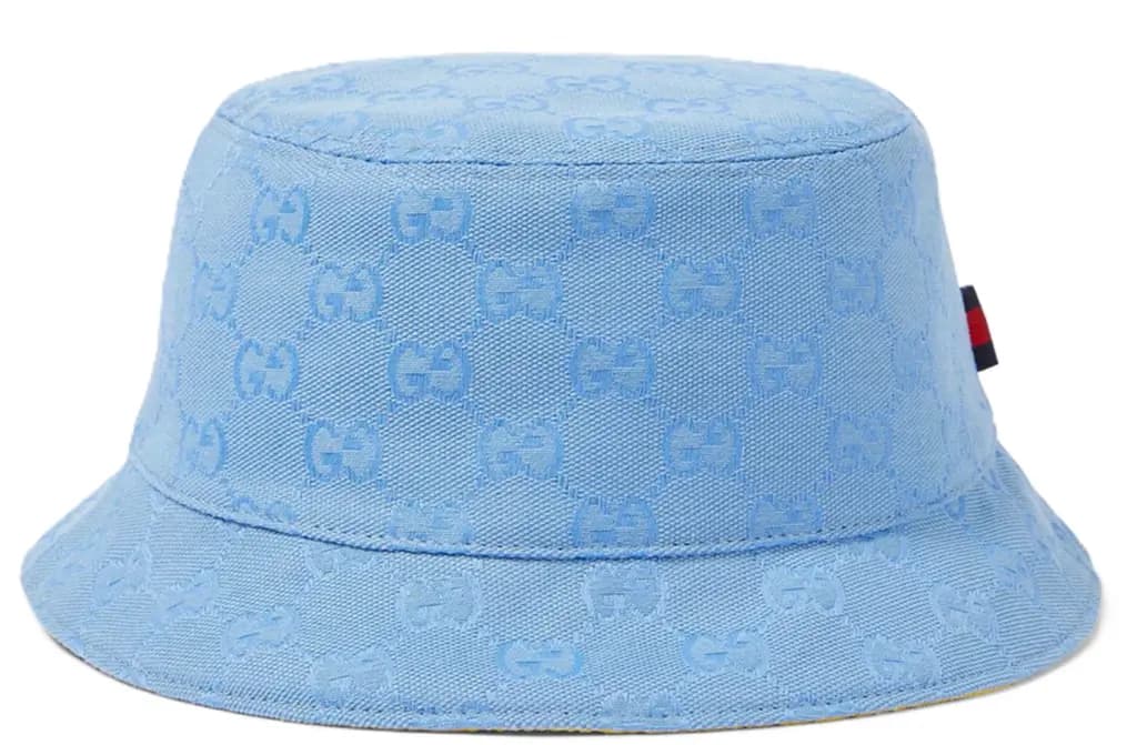 Mũ Gucci GG Canvas Bucket Hat 'Blue Yellow' 790152-3HA0T-8575 Mũ Gucci GG Canvas Bucket Hat 'Blue Yellow' 790152-3HA0T-8575