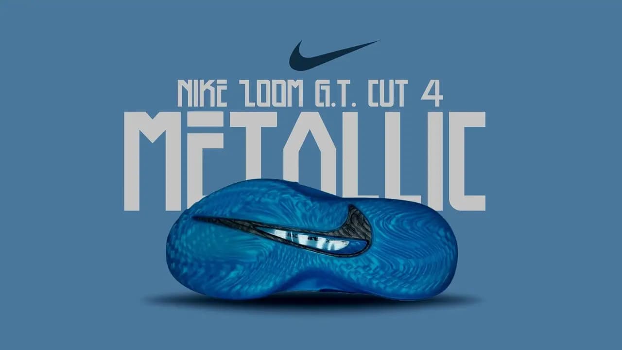 Giày Nike GT Cut 4 “Metallic Blue” sẽ ra mắt vào mùa xuân năm 2026 Giày Nike GT Cut 4 “Metallic Blue” sẽ ra mắt vào mùa xuân năm 2026