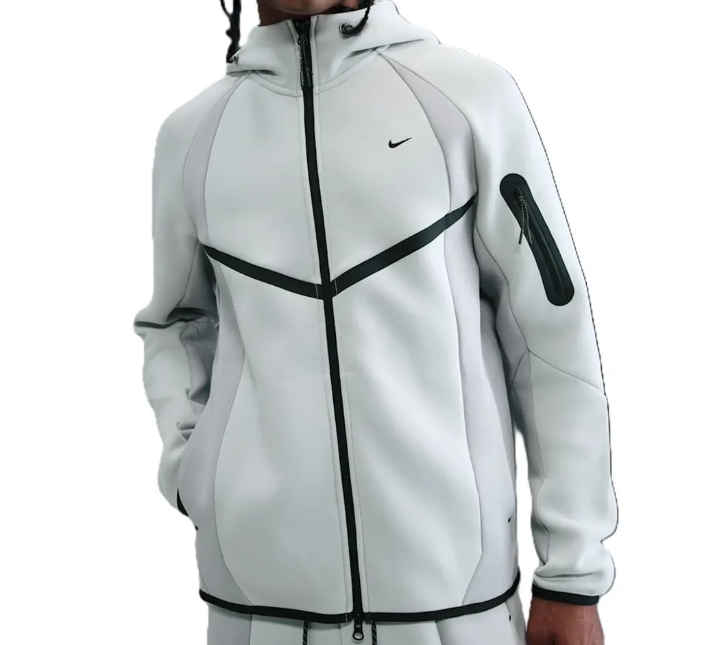 Áo Nike Tech Fleece Windrunner Jacket 'Light Silver' IF1325-034 — kich-thuoc: L Áo Nike Tech Fleece Windrunner Jacket 'Light Silver' IF1325-034 — kich-thuoc: L