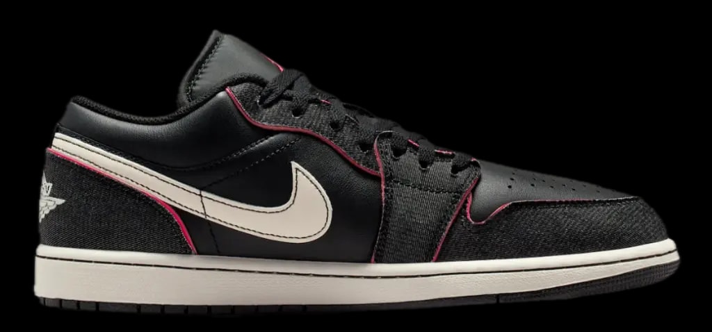 Giày Nike Air Jordan 1 Low 'Black Denim' IR0842-010 — kich-thuoc: 40.5 Giày Nike Air Jordan 1 Low 'Black Denim' IR0842-010 — kich-thuoc: 40.5