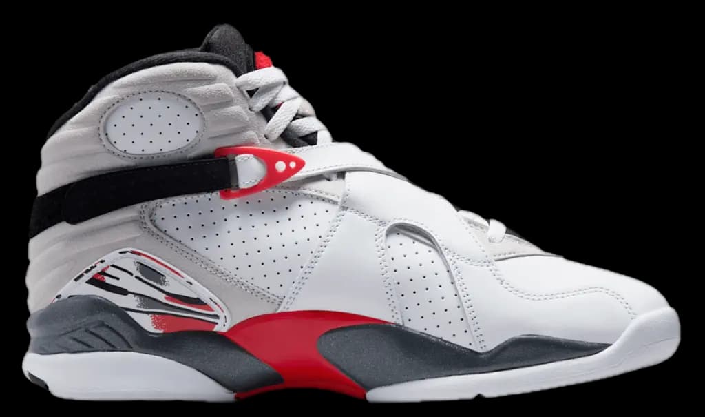 Giày Nike Air Jordan 8 Retro 'White True Red' 305381-100 Giày Nike Air Jordan 8 Retro 'White True Red' 305381-100