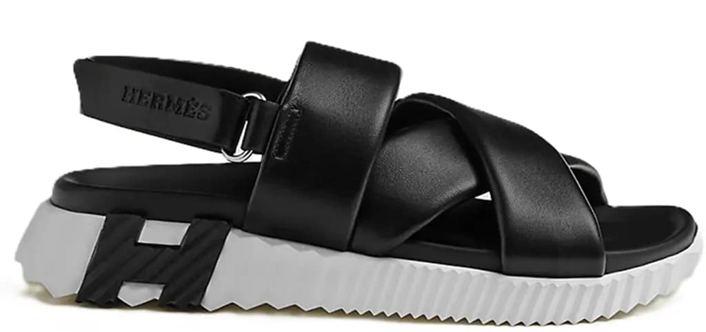 Dép Hermes Electric Sandal 'Black' H222160Z-02350 Dép Hermes Electric Sandal 'Black' H222160Z-02350