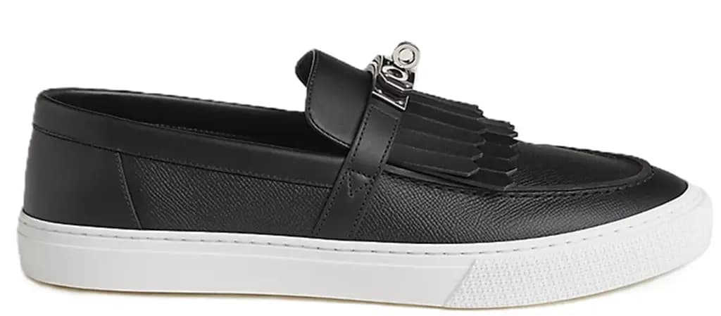 Giày Hermes Game Slip-on Sneaker 'Black' H241849ZH02400 Giày Hermes Game Slip-on Sneaker 'Black' H241849ZH02400