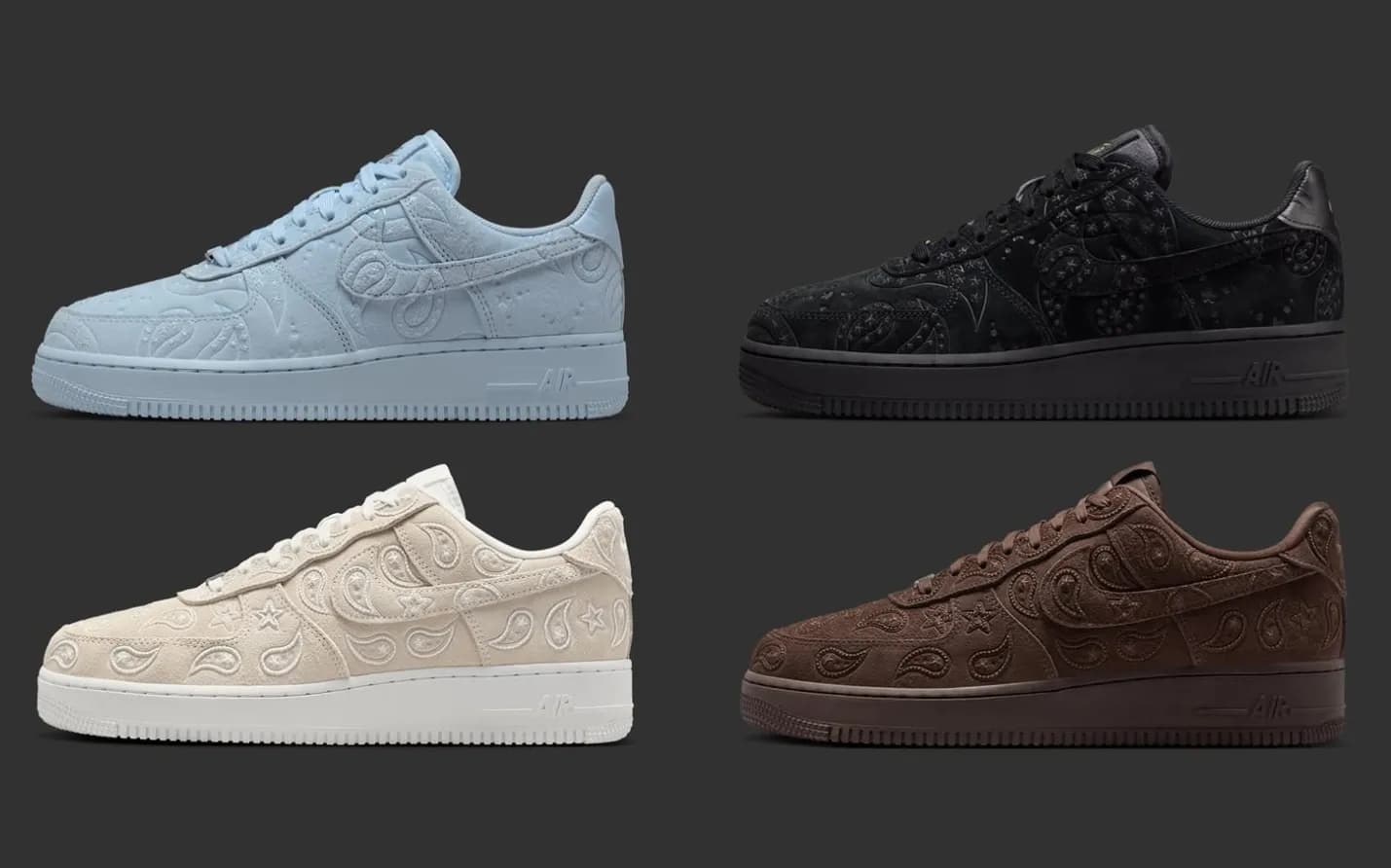 Review bộ sưu tập Nike Air Force 1 Low ‘Paisley’ sắp ra mắt Review bộ sưu tập Nike Air Force 1 Low ‘Paisley’ sắp ra mắt
