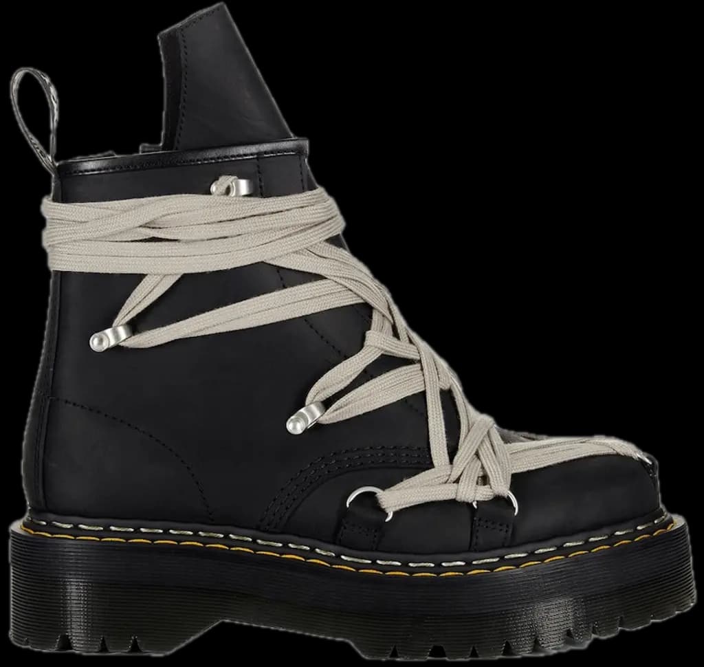 Giày Rick Owens x Dr. Martens 1460 'Black' DW02E68128001-09 Giày Rick Owens x Dr. Martens 1460 'Black' DW02E68128001-09