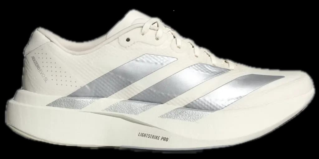 Giày Adidas Adizero EVO SL 'Core White Halo Silver' KI6928 Giày Adidas Adizero EVO SL 'Core White Halo Silver' KI6928