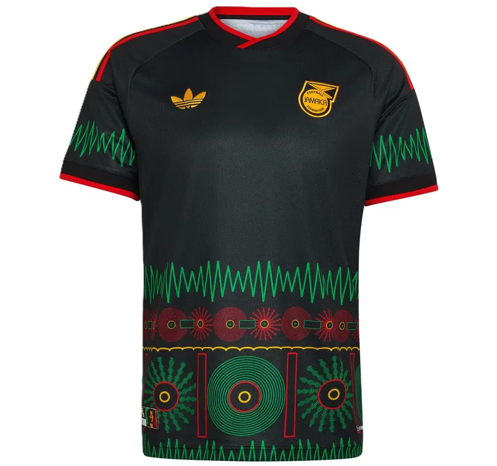 Áo Adidas Jamaica 26 x Bob Marley Away Jersey 'Black' KD0957 Áo Adidas Jamaica 26 x Bob Marley Away Jersey 'Black' KD0957