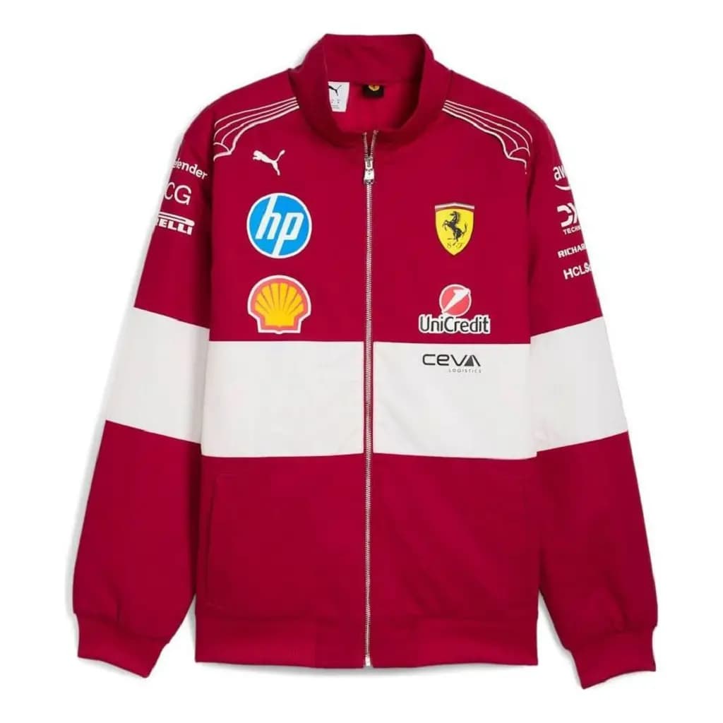 Áo Puma x Scuderia Ferrari Racing Jacket 'Dark Cherry' 763954-01 Áo Puma x Scuderia Ferrari Racing Jacket 'Dark Cherry' 763954-01