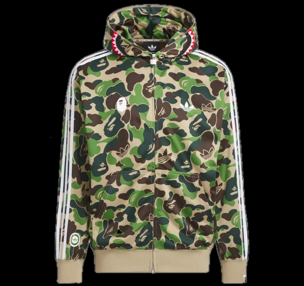 Áo Adidas Originals Shark Track 'Crew Green' KF4916 — kich-thuoc: L Áo Adidas Originals Shark Track 'Crew Green' KF4916 — kich-thuoc: L