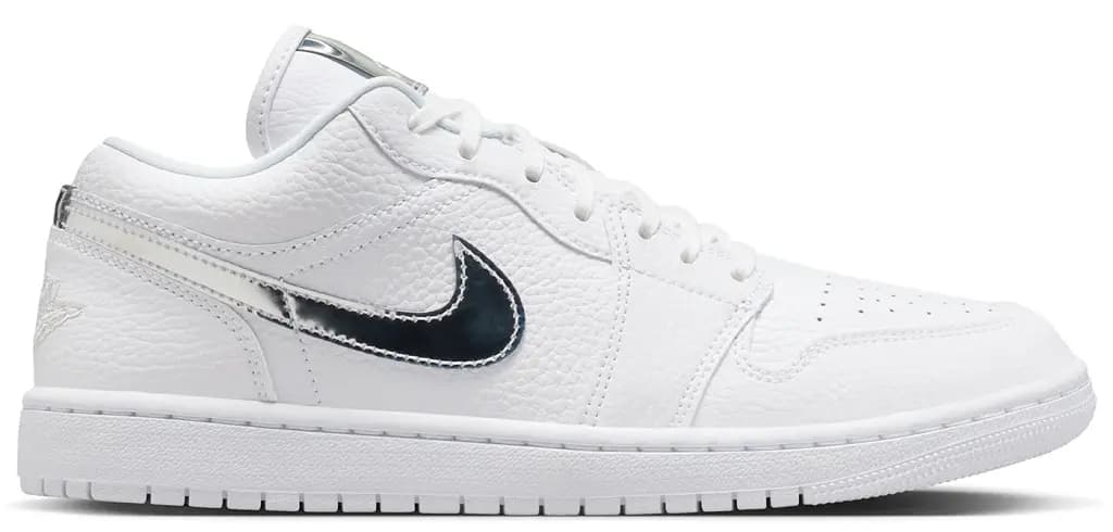 Giày Nike Air Jordan 1 Low SE 'White Metallic Silver' IQ9381-100 Giày Nike Air Jordan 1 Low SE 'White Metallic Silver' IQ9381-100