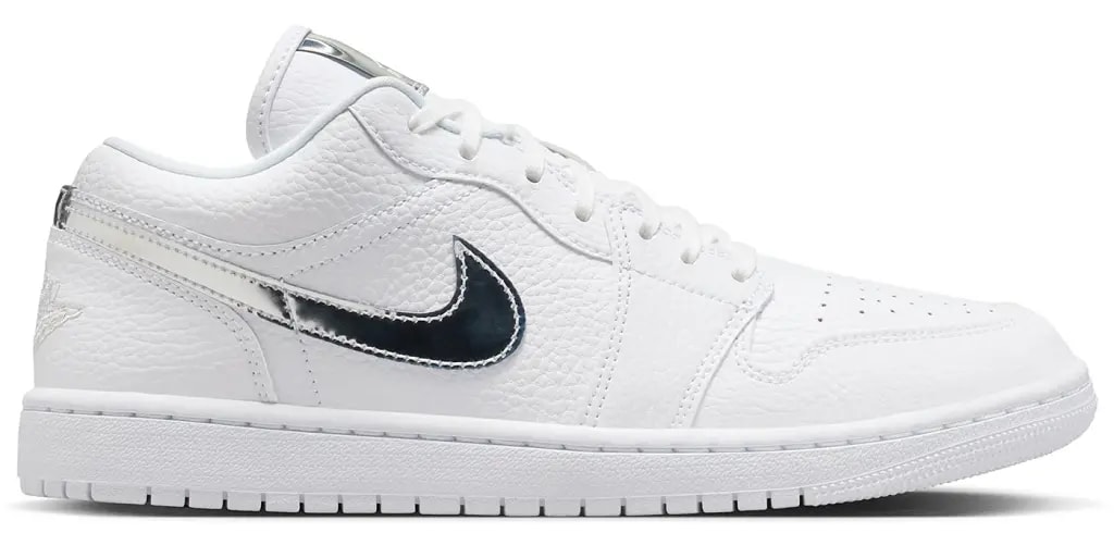Giày Nike Air Jordan 1 Low SE 'White Metallic Silver' IQ9381-100 — kich-thuoc: 37.5 Giày Nike Air Jordan 1 Low SE 'White Metallic Silver' IQ9381-100 — kich-thuoc: 37.5