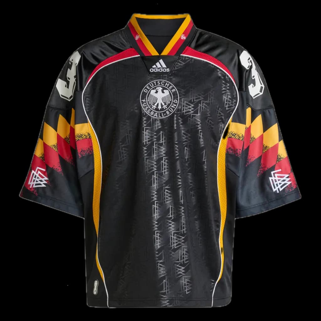 Áo Adidas Bringback Remixed Germany Jersey 'Black' KD5980 Áo Adidas Bringback Remixed Germany Jersey 'Black' KD5980