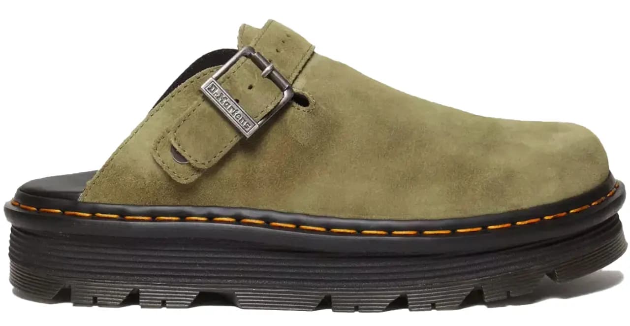 Dép Dr. Martens Zebzag Suede Slingback Platform Mule 'Muted Olive' 31657357 Dép Dr. Martens Zebzag Suede Slingback Platform Mule 'Muted Olive' 31657357