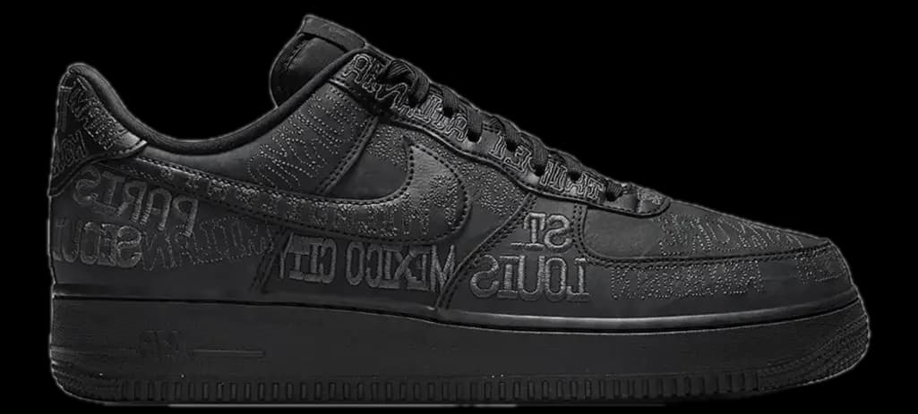 Giày Nike Air Force 1 Low 'World Tour Black' II1549-001 Giày Nike Air Force 1 Low 'World Tour Black' II1549-001