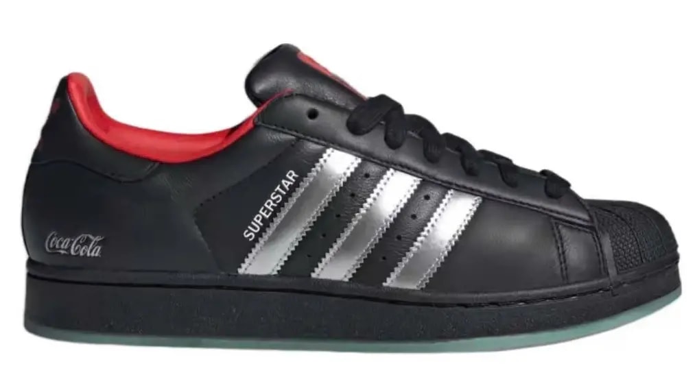 Giày Adidas Superstar 'Coca-Cola Black' KH6891 — kich-thuoc: 41 1/3 Giày Adidas Superstar 'Coca-Cola Black' KH6891 — kich-thuoc: 41 1/3
