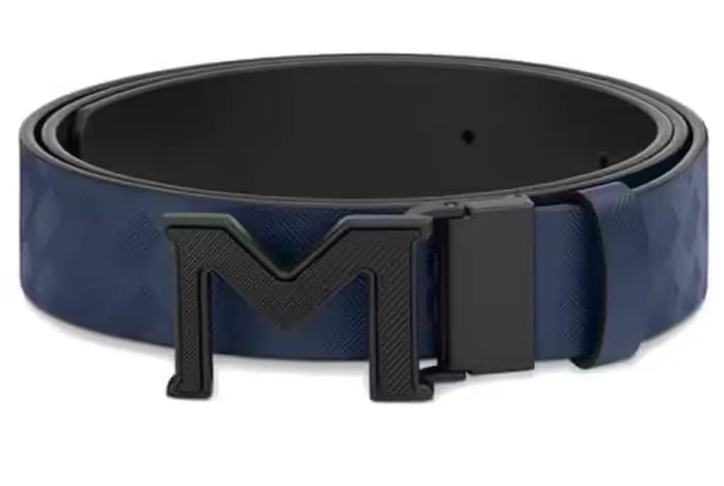 Thắt lưng MontBlanc M Buckle Extreme 3.0 'Blue' 198648 Thắt lưng MontBlanc M Buckle Extreme 3.0 'Blue' 198648