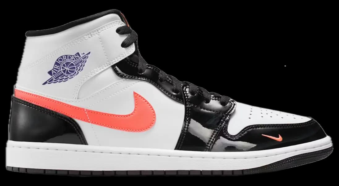 Giày Nike Air Jordan 1 Mid SE 'Mismatch Swoosh' IQ9387-010 Giày Nike Air Jordan 1 Mid SE 'Mismatch Swoosh' IQ9387-010