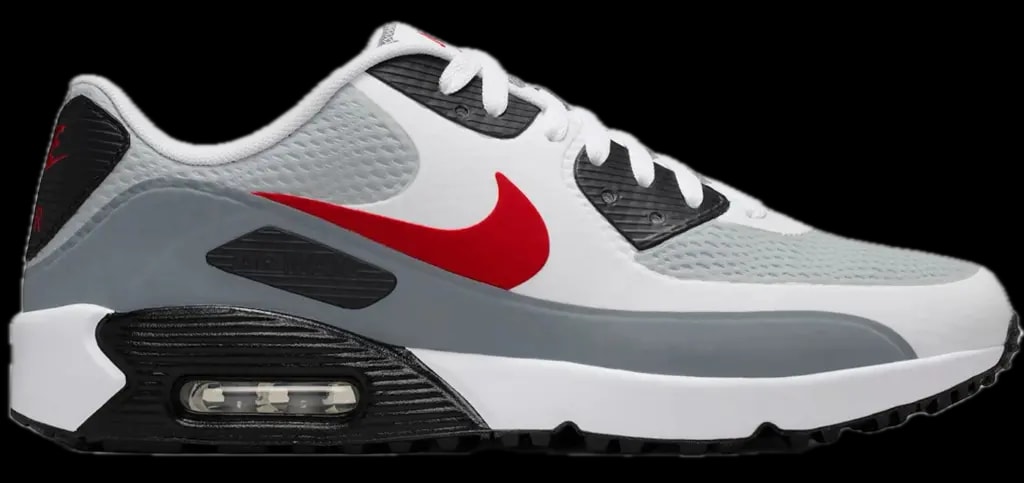 Giày Nike Air Max 90 Golf 'Smoke Grey Red' HV9305-105 — kich-thuoc: 36 Giày Nike Air Max 90 Golf 'Smoke Grey Red' HV9305-105 — kich-thuoc: 36