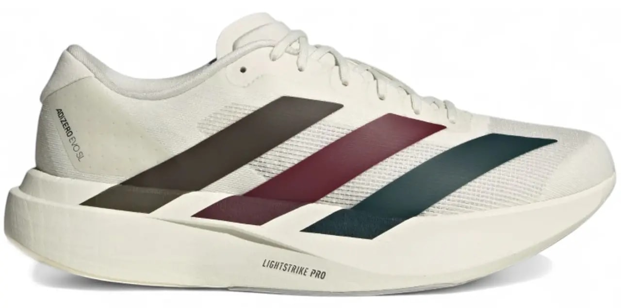 Giày Adidas Adizero Evo SL 'Grey Shadow Olive Maroon' KI9542 — kich-thuoc: 41 1/3 Giày Adidas Adizero Evo SL 'Grey Shadow Olive Maroon' KI9542 — kich-thuoc: 41 1/3