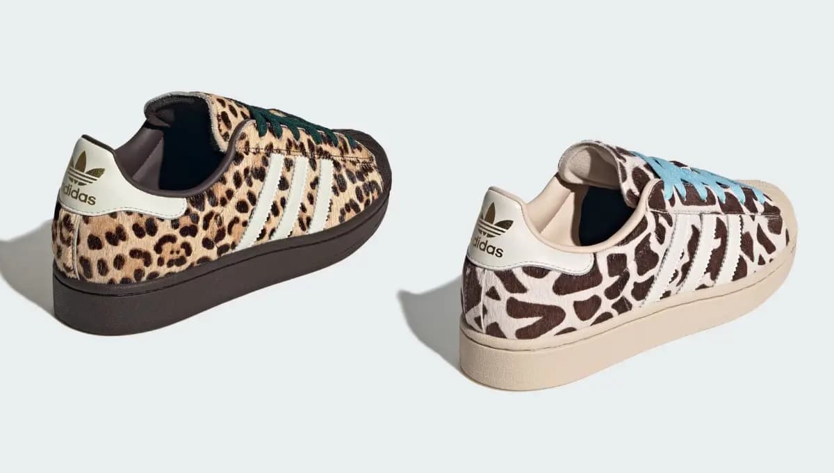 adidas Superstar II làm mới diện mạo với Giraffe Print và Leopard Print cá tính adidas Superstar II làm mới diện mạo với Giraffe Print và Leopard Print cá tính