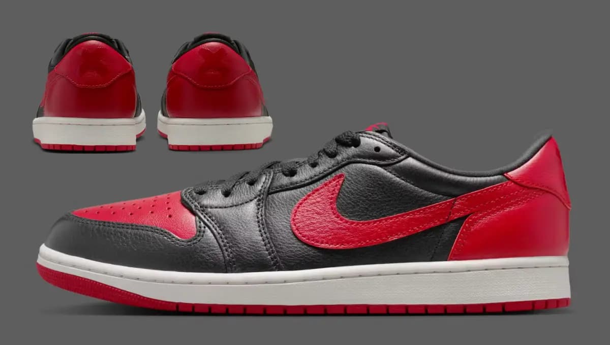 Air Jordan 1 Low OG “Banned” 2026: Phối màu kinh điển trở lại Air Jordan 1 Low OG “Banned” 2026: Phối màu kinh điển trở lại