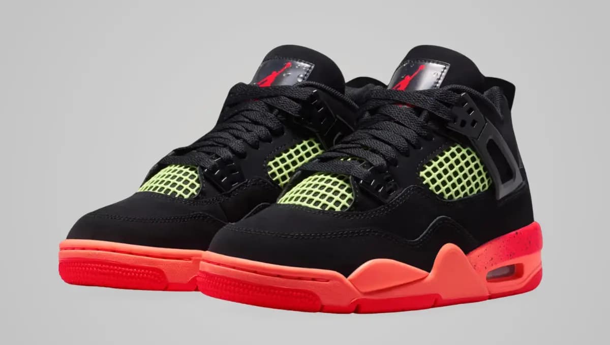 Air Jordan 4 “Black & Infrared 23” (GS) sẽ ra mắt ngày 1/5 với phối màu nổi bật Air Jordan 4 “Black & Infrared 23” (GS) sẽ ra mắt ngày 1/5 với phối màu nổi bật