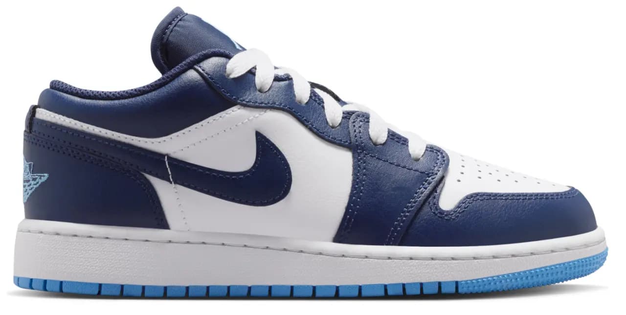 Giày Nike Air Jordan 1 Low 'University Blue' 553560-404 Giày Nike Air Jordan 1 Low 'University Blue' 553560-404