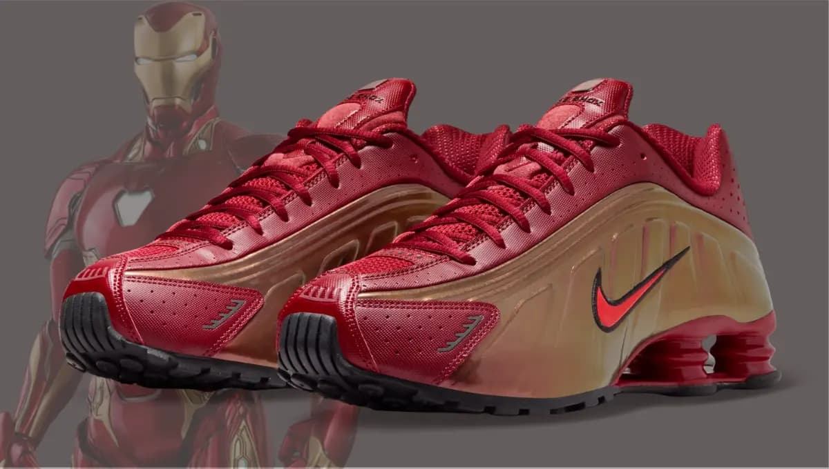 Nike Shox R4 “Iron Man” – phối màu biểu tượng siêu anh hùng Nike Shox R4 “Iron Man” – phối màu biểu tượng siêu anh hùng