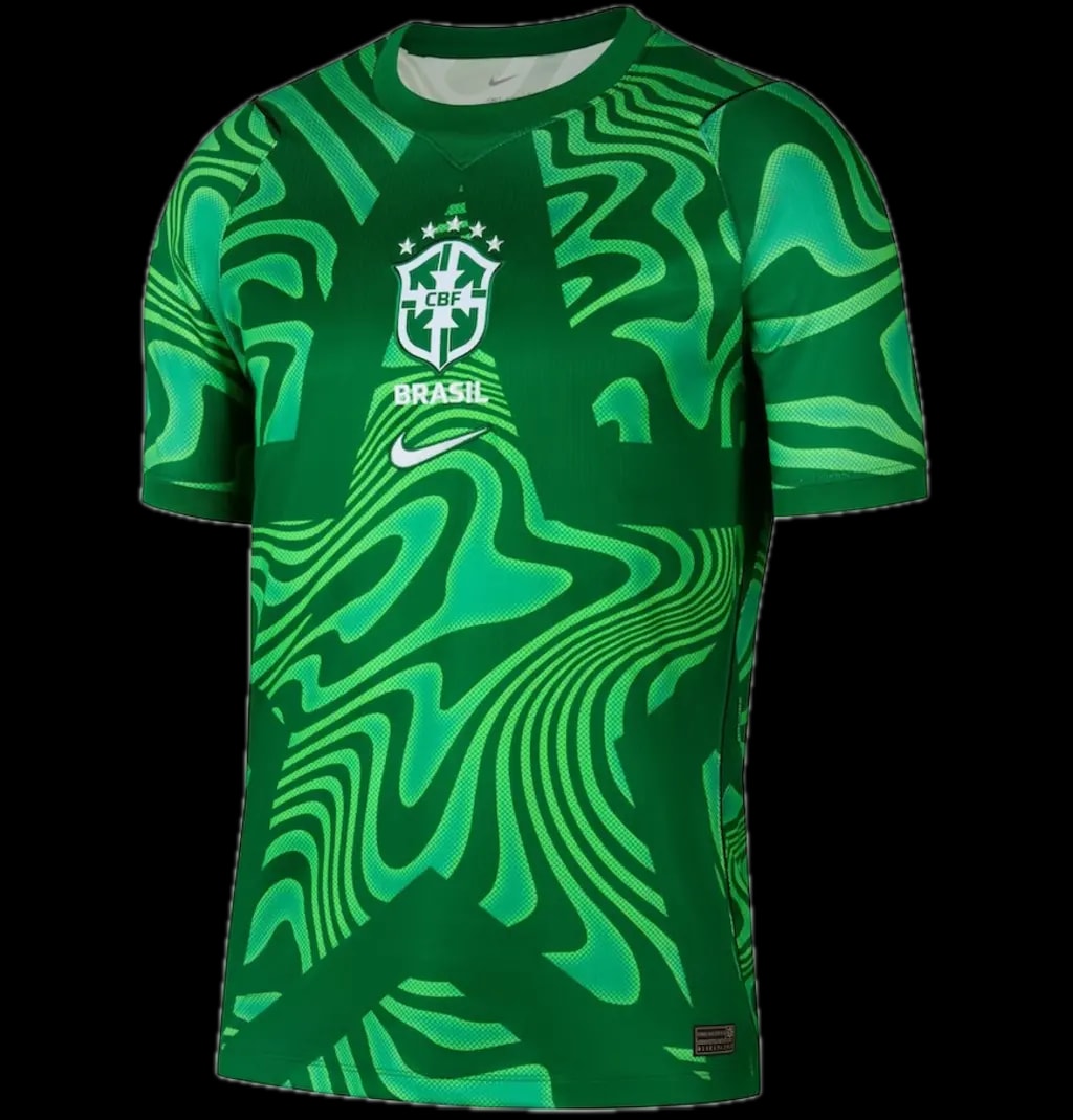 Áo Nike Brazil 2026 Stadium Goalkeeper 'Green' IB5267-302 — kich-thuoc: L Áo Nike Brazil 2026 Stadium Goalkeeper 'Green' IB5267-302 — kich-thuoc: L