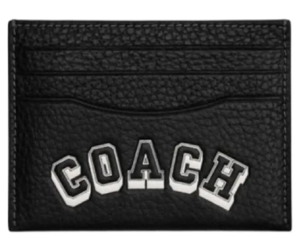 Ví Coach Signature Slim Card Case 'Black' CAK21-L77 Ví Coach Signature Slim Card Case 'Black' CAK21-L77