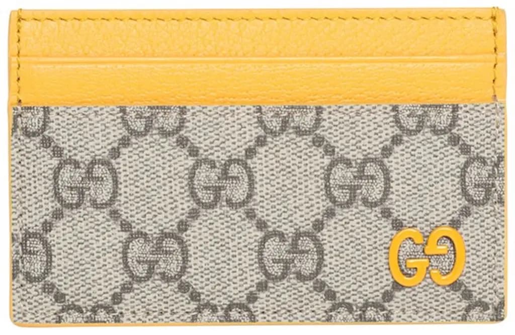 Ví Gucci Monogram Card Holder 'Beige Yellow' 768248-FACQC-9750 Ví Gucci Monogram Card Holder 'Beige Yellow' 768248-FACQC-9750
