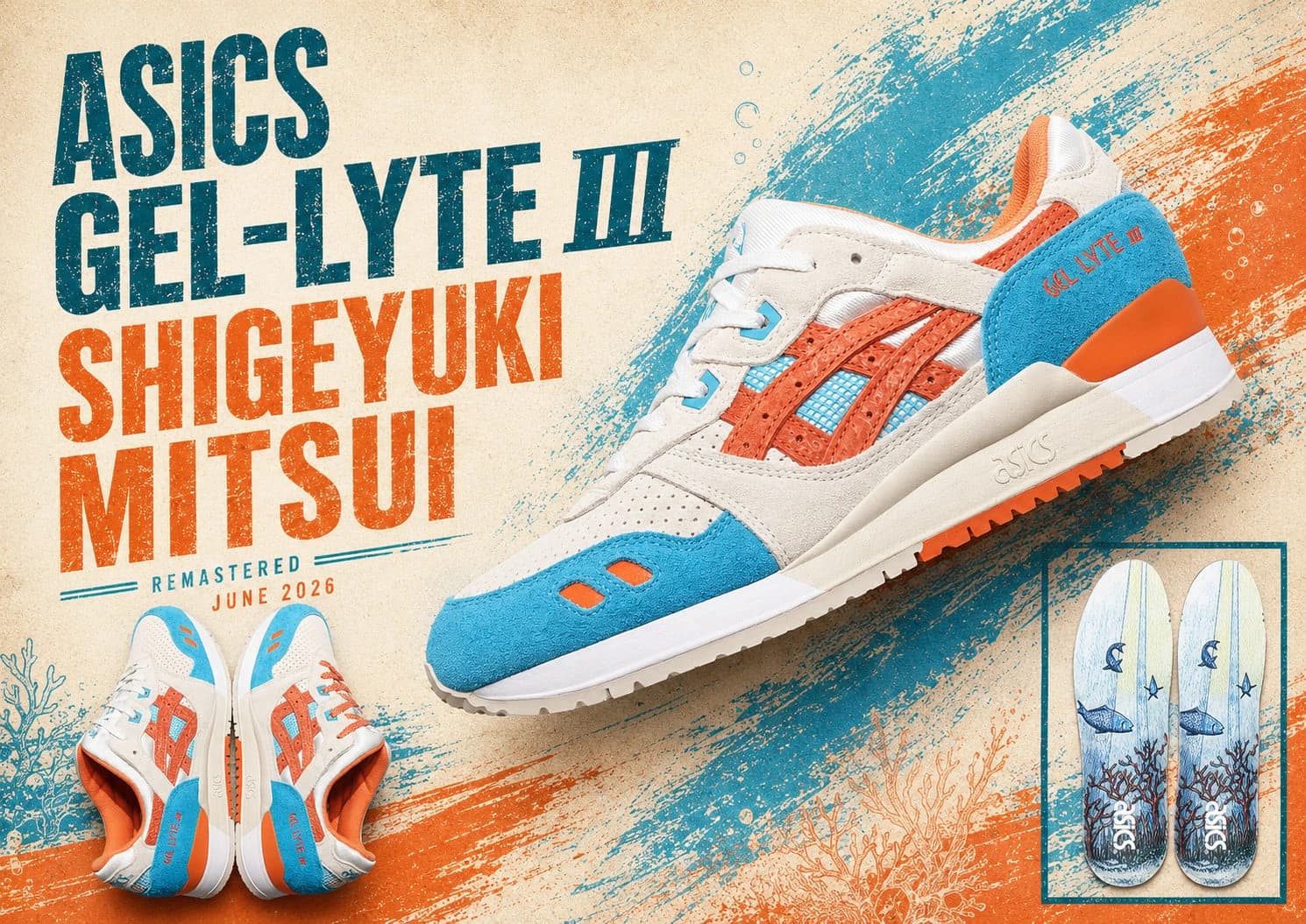 ASICS Gel-Lyte III “Shigeyuki Mitsui” Tri Ân Huyền Thoại ASICS Gel-Lyte III “Shigeyuki Mitsui” Tri Ân Huyền Thoại