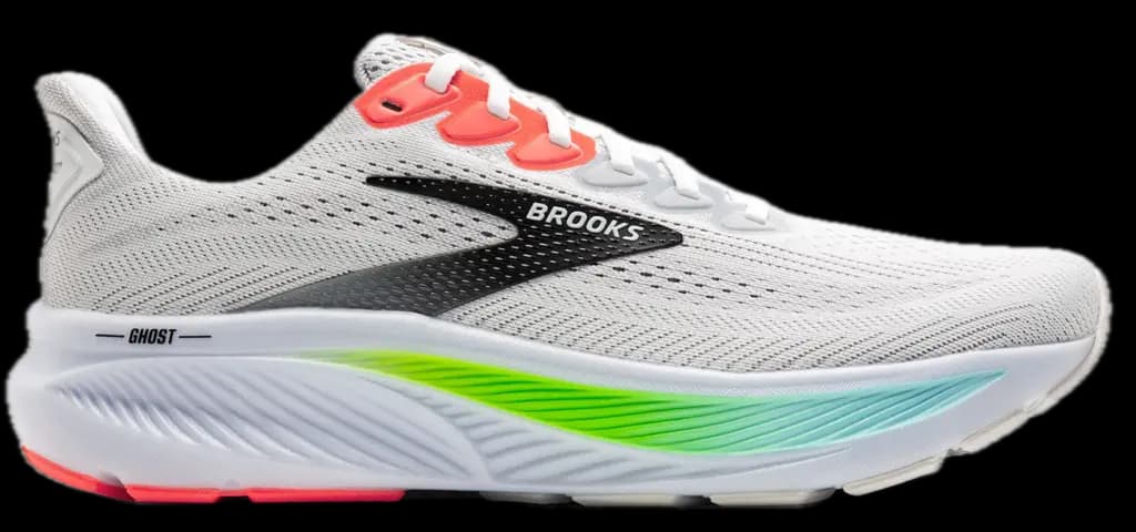 Giày Brooks Ghost 17 'White Pink Clay Gecko' 110442-1D-112 Giày Brooks Ghost 17 'White Pink Clay Gecko' 110442-1D-112