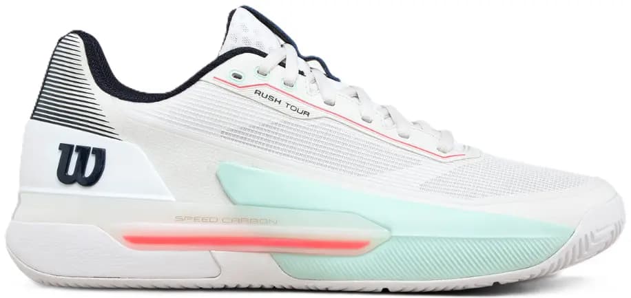 Giày Wilson Rush Tour 5 Clay 'White Coral' WRS338250 Giày Wilson Rush Tour 5 Clay 'White Coral' WRS338250