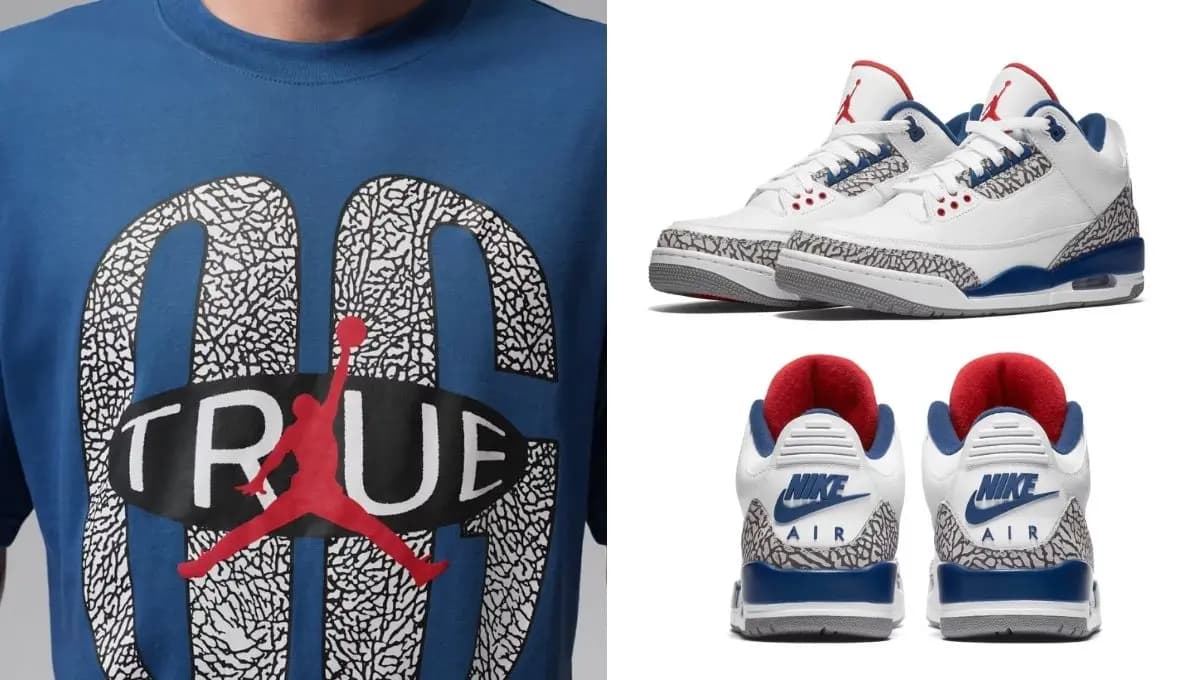 Jordan 3 “True Blue” trở lại với phối màu huyền thoại vào tháng 7 Jordan 3 “True Blue” trở lại với phối màu huyền thoại vào tháng 7