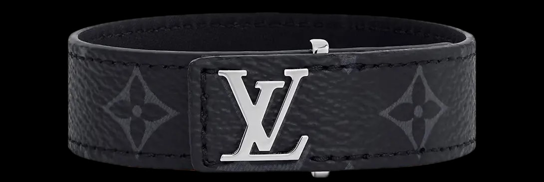 Vòng Louis Vuitton Slim Bracelet Monogram 'Black' M6456 Vòng Louis Vuitton Slim Bracelet Monogram 'Black' M6456