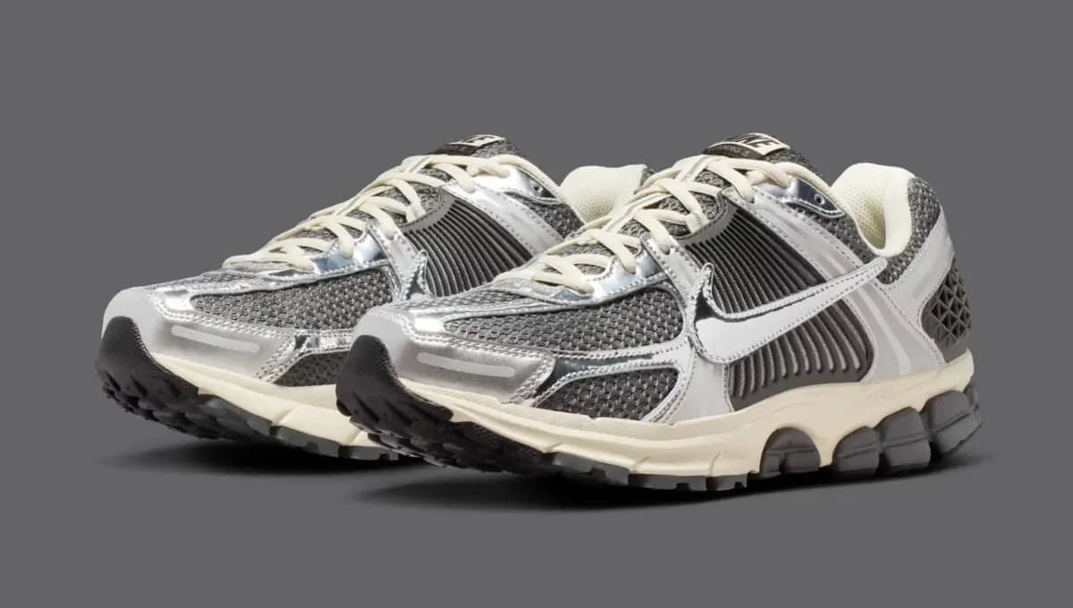 Nike Vomero 5 “Iron Grey & Chrome” mang đậm chất retro tech Nike Vomero 5 “Iron Grey & Chrome” mang đậm chất retro tech