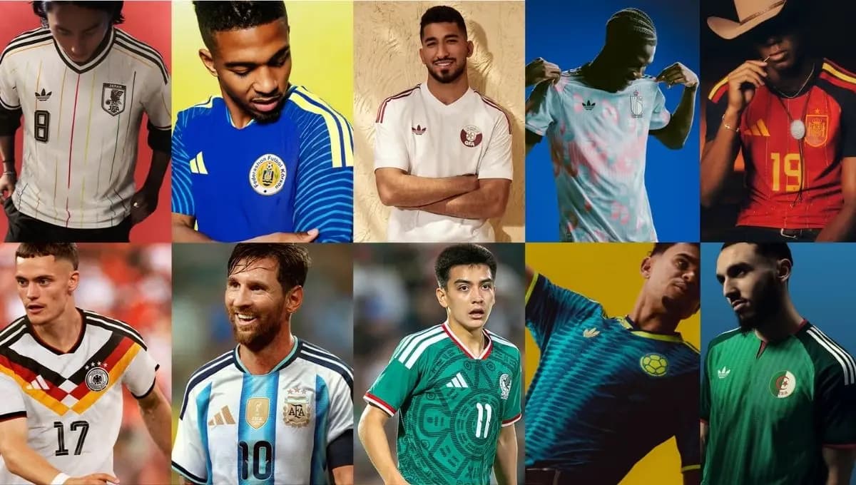 Toàn bộ áo đấu WC 2026 của các đội tuyển do adidas tài trợ Toàn bộ áo đấu WC 2026 của các đội tuyển do adidas tài trợ