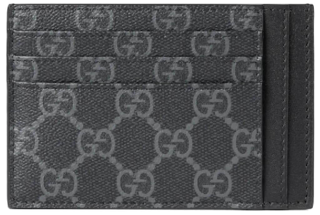 Ví Gucci GG Emblem Card Case 'Black' 821208-FAD6M-1000 Ví Gucci GG Emblem Card Case 'Black' 821208-FAD6M-1000