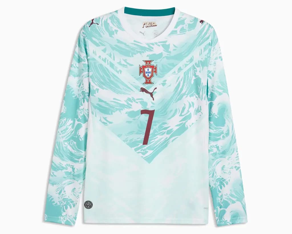 Áo Puma Portugal Away Cr7 Long Sleeve ‘Blue’ 788147-77 Áo Puma Portugal Away Cr7 Long Sleeve ‘Blue’ 788147-77
