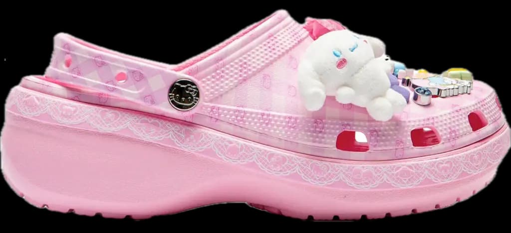 Dép Crocs Classic Platform Clog 'Hello Kitty Friends' 212683-90H Dép Crocs Classic Platform Clog 'Hello Kitty Friends' 212683-90H