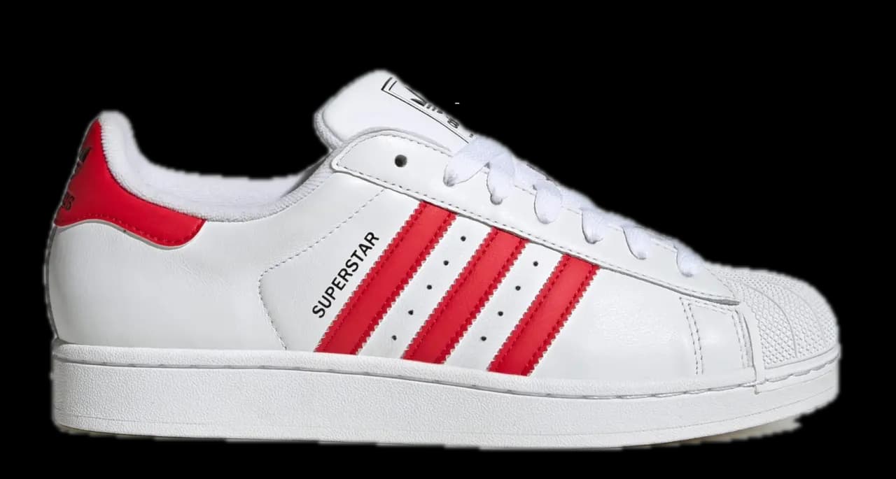 Giày Adidas Superstar II 'Cloud White Better Scarlet' JQ4728 Giày Adidas Superstar II 'Cloud White Better Scarlet' JQ4728