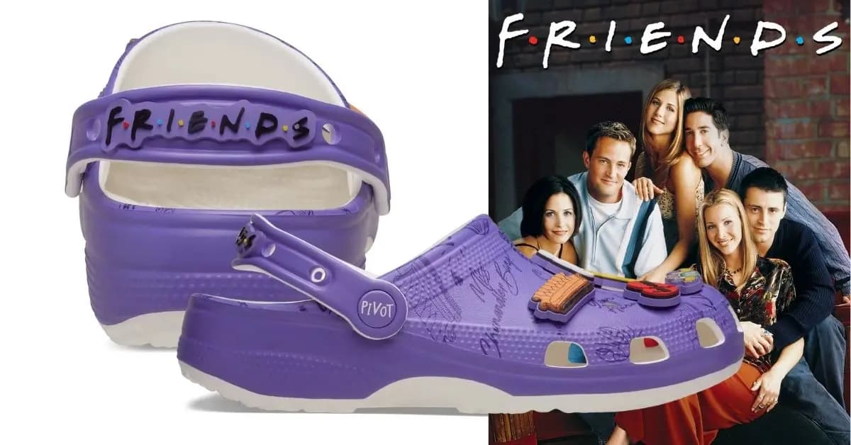 Friends x Crocs Classic Clog xuất hiện với hàng loạt chi tiết thú vị Friends x Crocs Classic Clog xuất hiện với hàng loạt chi tiết thú vị