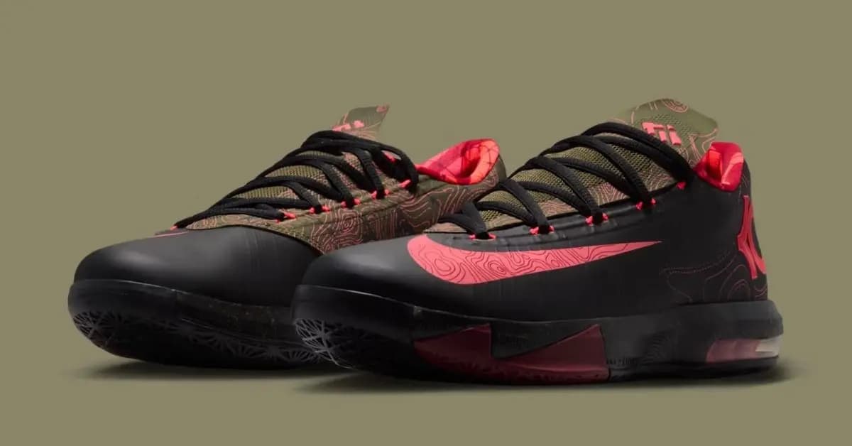 Giày bóng rổ Nike KD 6 "Meteorology" tái xuất sau hơn một thập kỷ Giày bóng rổ Nike KD 6 "Meteorology" tái xuất sau hơn một thập kỷ